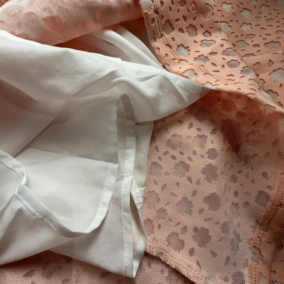 Calvin Klein Women's Floral Cut Out Print Fit & Flare Mini Dress Coral Orange 12 - Picture 12 of 12